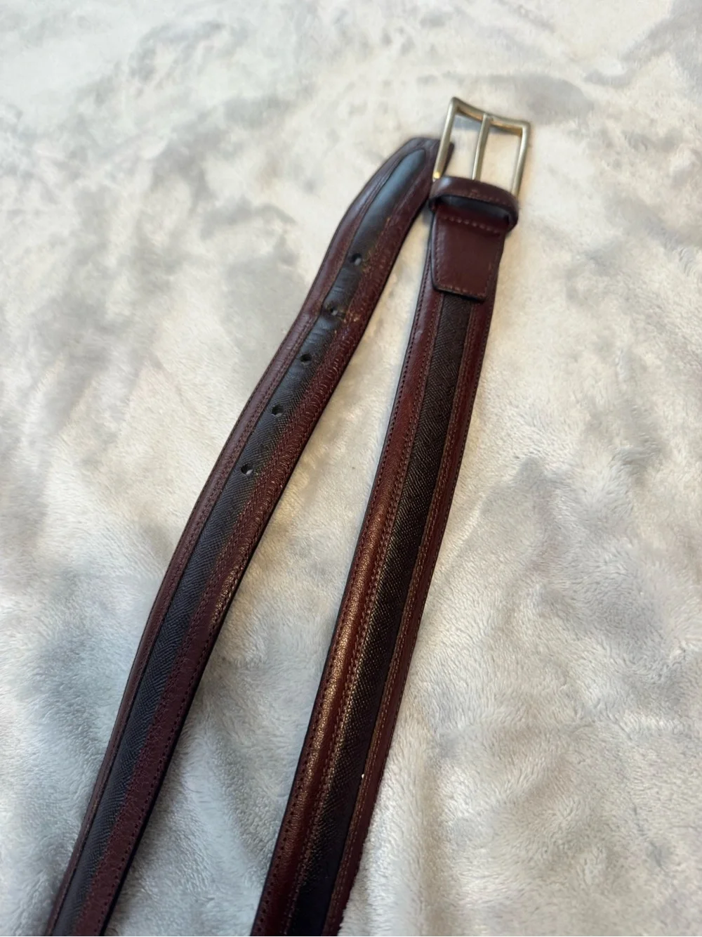 Donald J. Trump Signature Collection Brown Leather Belt – Size 40 / 100